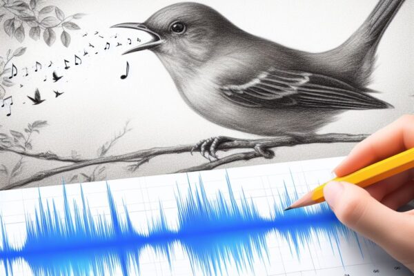 Image of a Bird Sonograms and bird singing