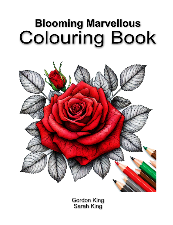 Blooming Marvelous Colouring Book Cover