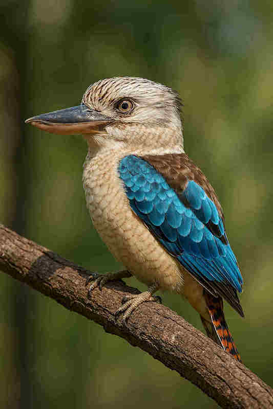 Blue winged kookaburra