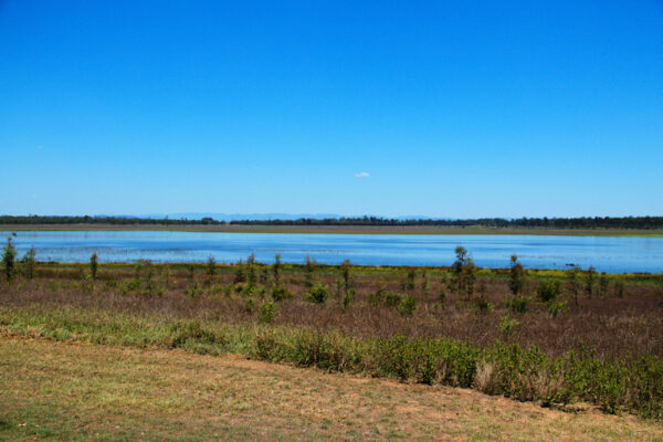 Atkinson Dam with a view of the dam