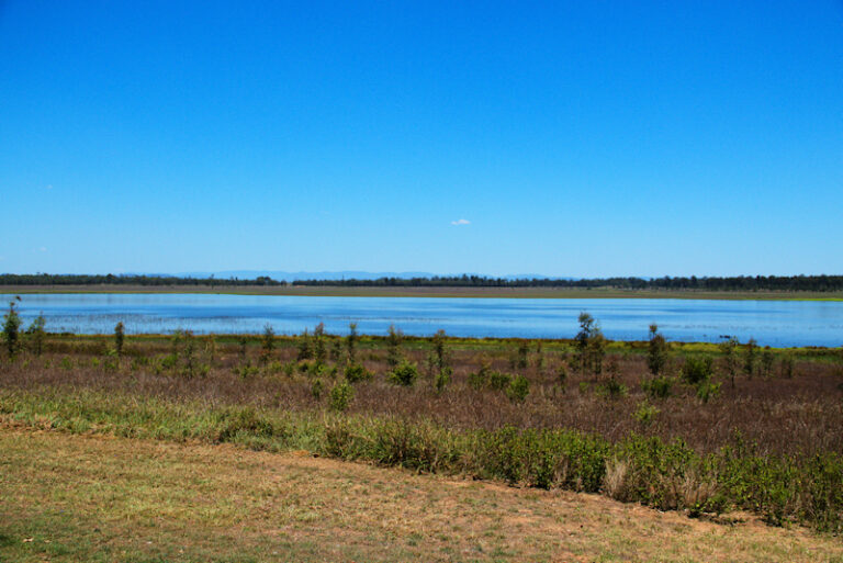 Atkinson Dam with a view of the dam