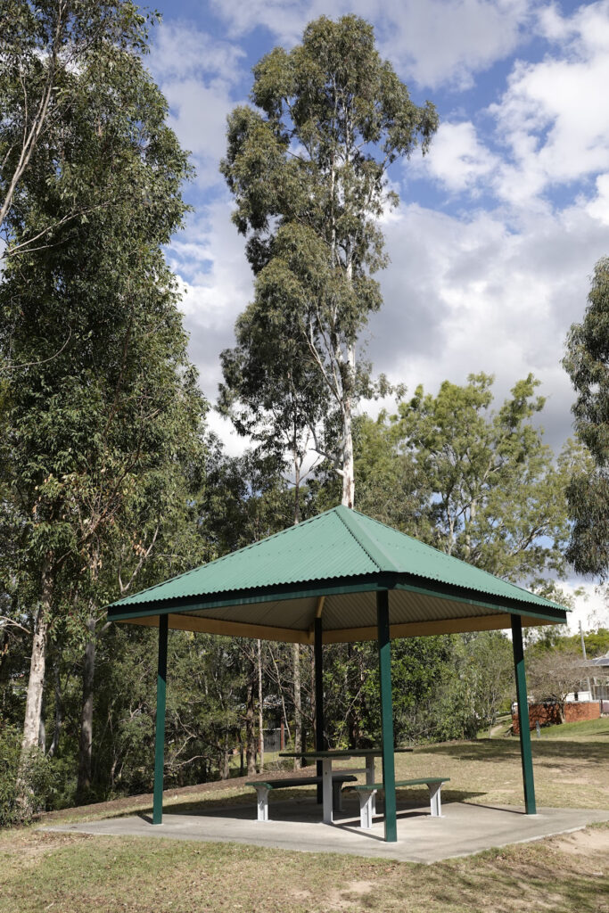 Sherwood Arboretum picnic shelter