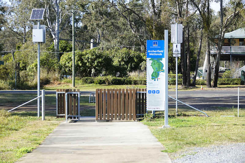 Archerfield Wetland Reserve Entrance