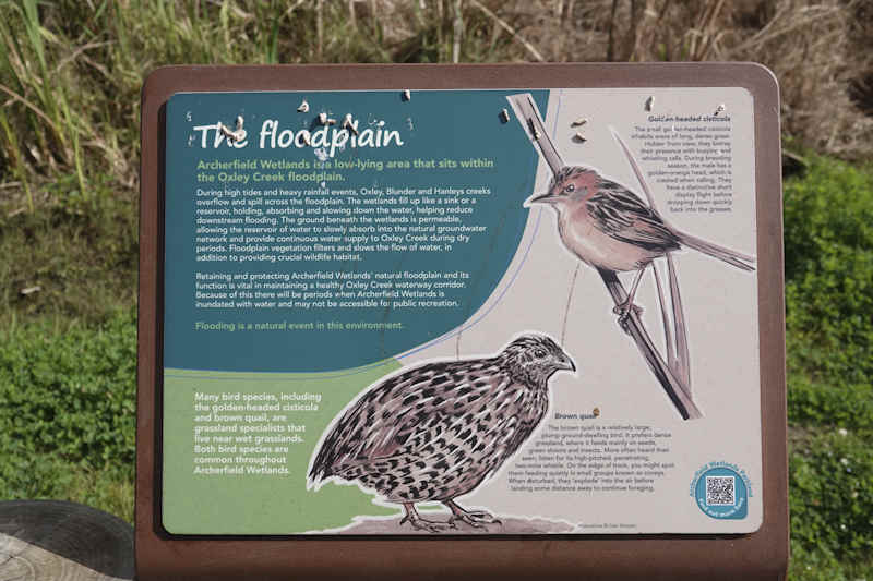 Archerfield Wetland Reserve Info Sign