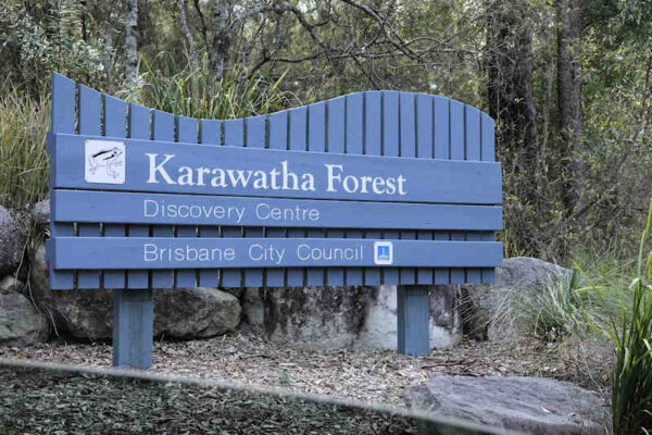 Karawatha Forest Reserve Entrance Sign