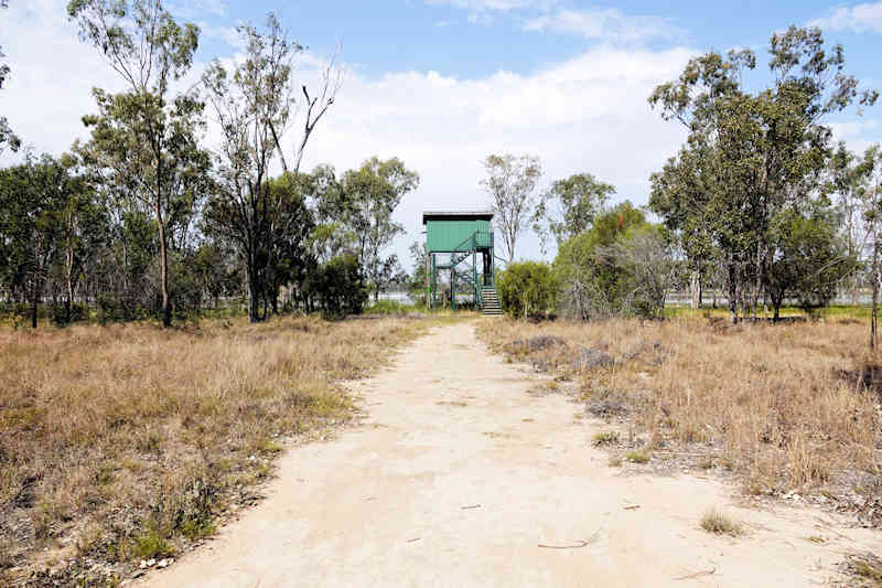 Lake Broadwater Bird Hide Outside