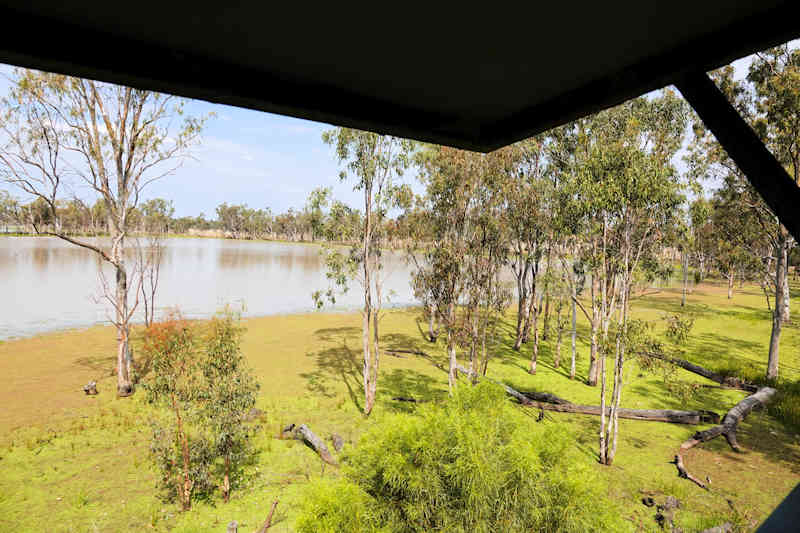 Lake Broadwater Bird Hide View