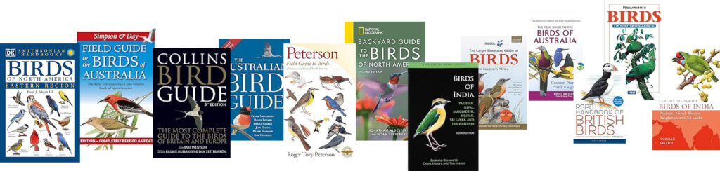 Image of various bird Books available via our affiliate links