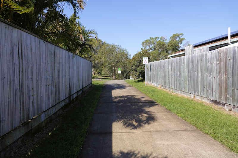 Bibimulya Wetlands entrance path